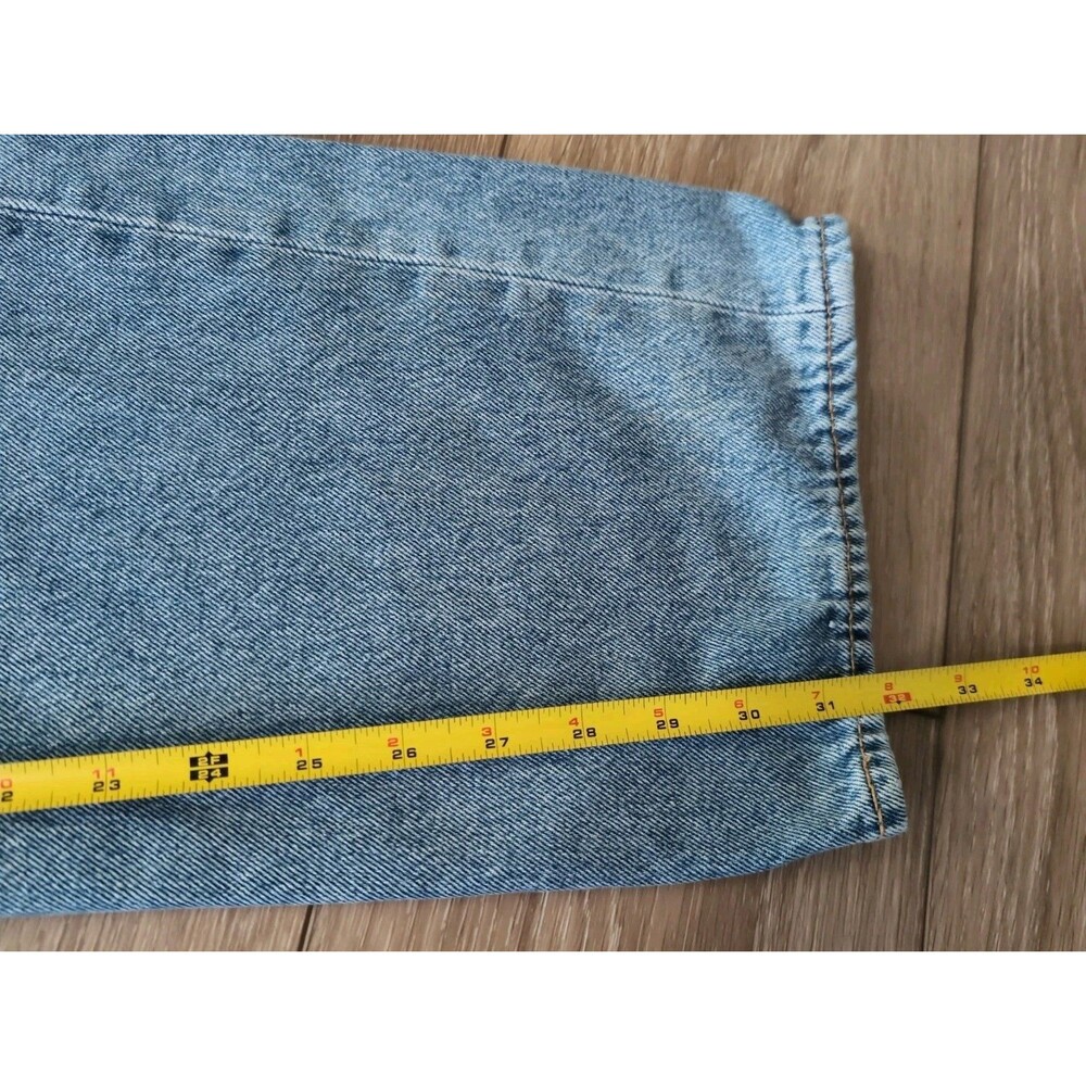LEVI'S 501 BUTTON FLY JEANS  MEN'S SIZE 38x32(36x32 Actual )BLUE DENIM  EUC - Picture 14 of 15